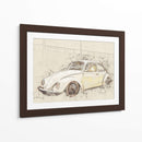 VW Volkswagen - Lembayung senja studio | Cuadro decorativo de Canvas Lab