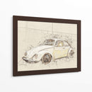 VW Volkswagen - Lembayung senja studio | Cuadro decorativo de Canvas Lab