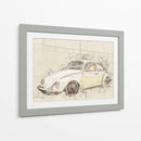 VW Volkswagen - Lembayung senja studio | Cuadro decorativo de Canvas Lab