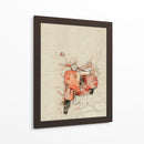 Vespa - Lembayung senja studio | Cuadro decorativo de Canvas Lab