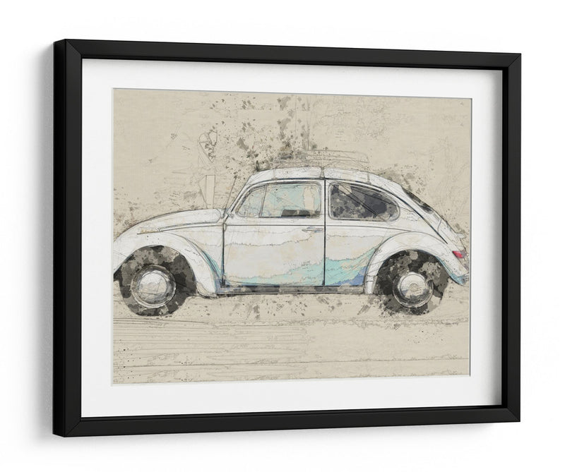 Volkswagen escarabajo - Lembayung senja studio | Cuadro decorativo de Canvas Lab