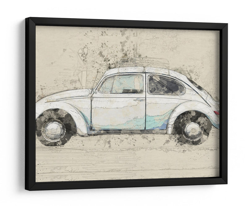 Volkswagen escarabajo - Lembayung senja studio | Cuadro decorativo de Canvas Lab