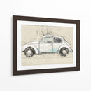 Volkswagen escarabajo - Lembayung senja studio | Cuadro decorativo de Canvas Lab