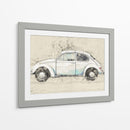 Volkswagen escarabajo - Lembayung senja studio | Cuadro decorativo de Canvas Lab
