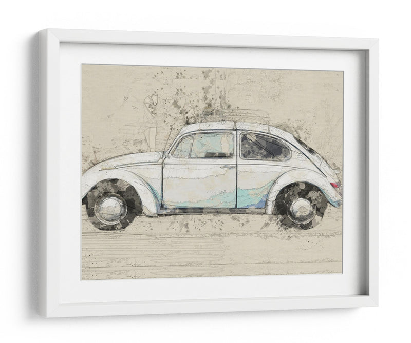 Volkswagen escarabajo - Lembayung senja studio | Cuadro decorativo de Canvas Lab
