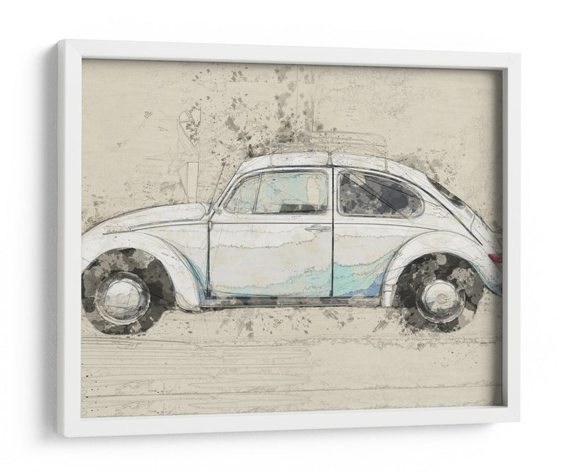 Volkswagen escarabajo - Lembayung senja studio | Cuadro decorativo de Canvas Lab