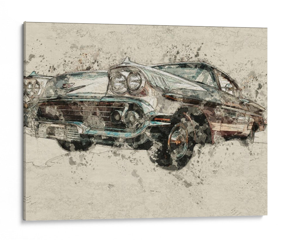 Coche clásico - Lembayung senja studio | Cuadro decorativo de Canvas Lab