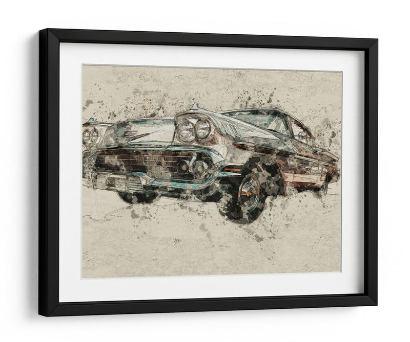 Coche clásico - Lembayung senja studio | Cuadro decorativo de Canvas Lab