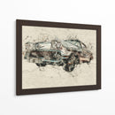 Coche clásico - Lembayung senja studio | Cuadro decorativo de Canvas Lab