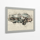 Coche clásico - Lembayung senja studio | Cuadro decorativo de Canvas Lab
