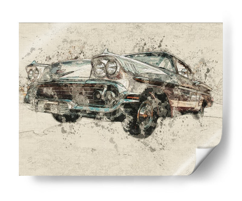 Coche clásico - Lembayung senja studio | Cuadro decorativo de Canvas Lab