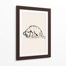 Gato de café en negro - Tara Royle | Cuadro decorativo de Canvas Lab