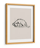 Gato de café en negro - Tara Royle | Cuadro decorativo de Canvas Lab