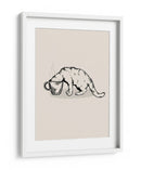 Gato de café en negro - Tara Royle | Cuadro decorativo de Canvas Lab