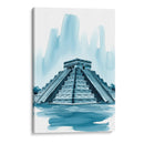 Chichen-itza azul - Paltik Arte Digital | Cuadro decorativo de Canvas Lab