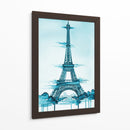 París en azul - Paltik Arte Digital | Cuadro decorativo de Canvas Lab