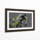 Ciclista fragmentado - Paltik Arte Digital | Cuadro decorativo de Canvas Lab