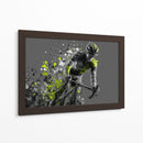Ciclista fragmentado - Paltik Arte Digital | Cuadro decorativo de Canvas Lab