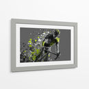 Ciclista fragmentado - Paltik Arte Digital | Cuadro decorativo de Canvas Lab