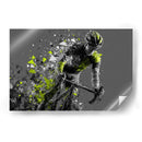 Ciclista fragmentado - Paltik Arte Digital | Cuadro decorativo de Canvas Lab