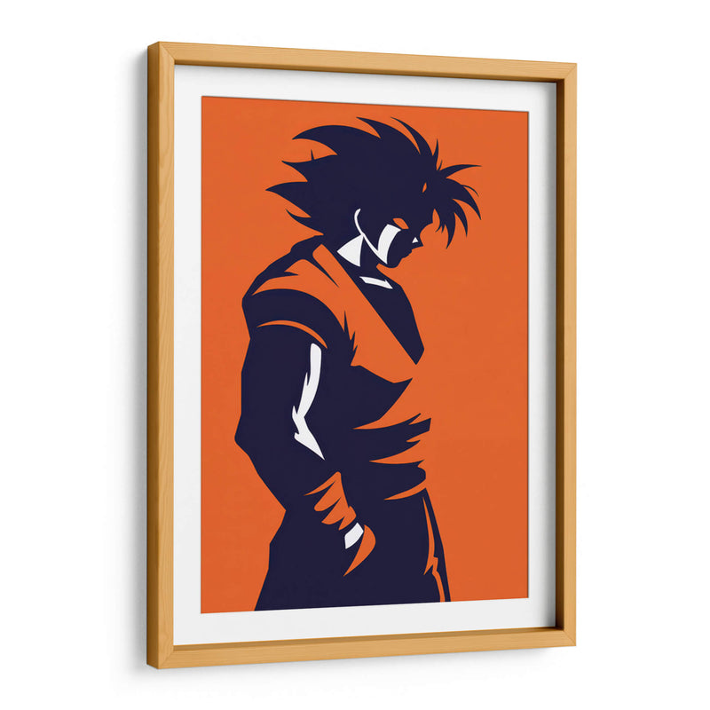 Goku naranja - Paltik Arte Digital | Cuadro decorativo de Canvas Lab