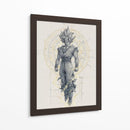 Goku dorado - Paltik Arte Digital | Cuadro decorativo de Canvas Lab