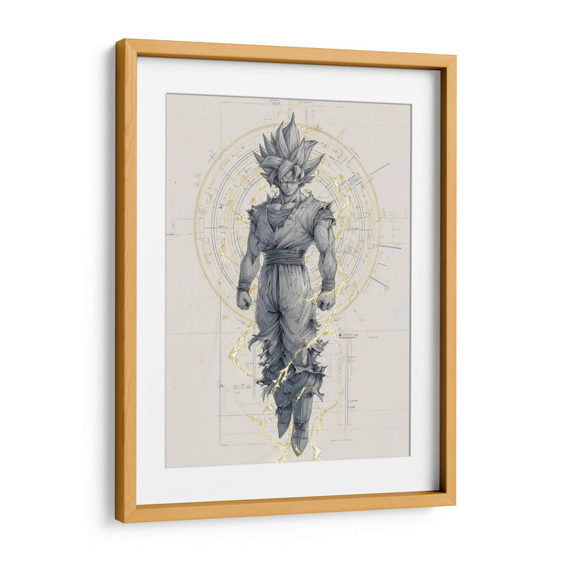 Goku dorado - Paltik Arte Digital | Cuadro decorativo de Canvas Lab