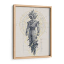 Goku dorado - Paltik Arte Digital | Cuadro decorativo de Canvas Lab