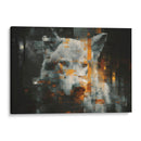 Lobo blanco glitch - Paltik Arte Digital | Cuadro decorativo de Canvas Lab
