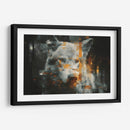 Lobo blanco glitch - Paltik Arte Digital | Cuadro decorativo de Canvas Lab
