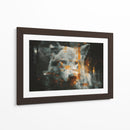 Lobo blanco glitch - Paltik Arte Digital | Cuadro decorativo de Canvas Lab
