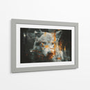 Lobo blanco glitch - Paltik Arte Digital | Cuadro decorativo de Canvas Lab