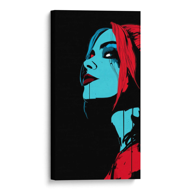 Harley Quinn minimal - Paltik Arte Digital | Cuadro decorativo de Canvas Lab