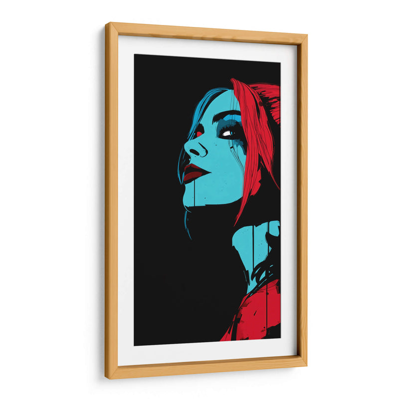 Harley Quinn minimal - Paltik Arte Digital | Cuadro decorativo de Canvas Lab