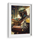 Grogu y Mando - Paltik Arte Digital | Cuadro decorativo de Canvas Lab