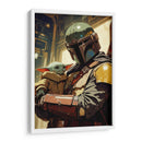 Grogu y Mando - Paltik Arte Digital | Cuadro decorativo de Canvas Lab