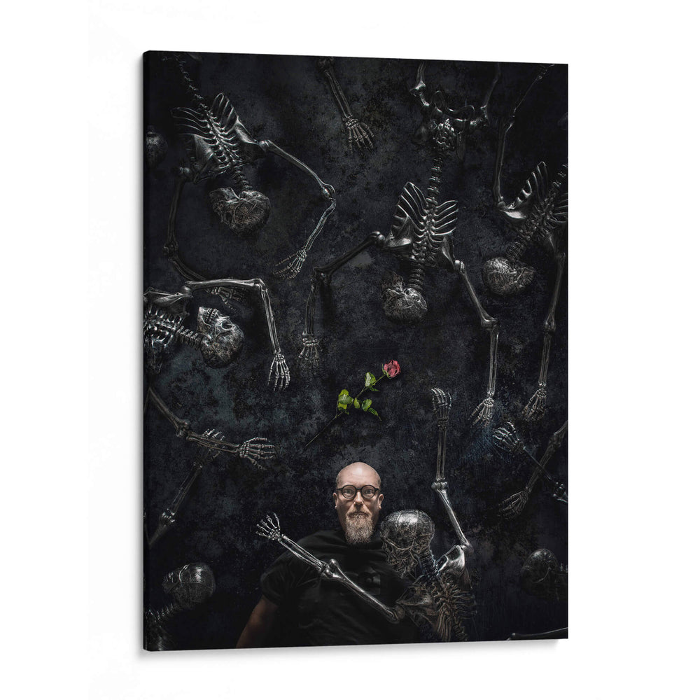 Esqueletos y una rosa - Petri Damsten | Cuadro decorativo de Canvas Lab