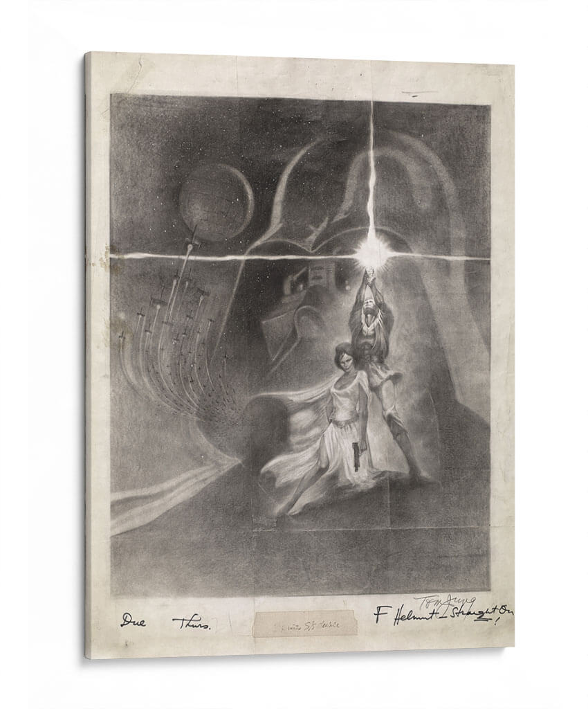 Oldschool Star Wars | Cuadro decorativo de Canvas Lab