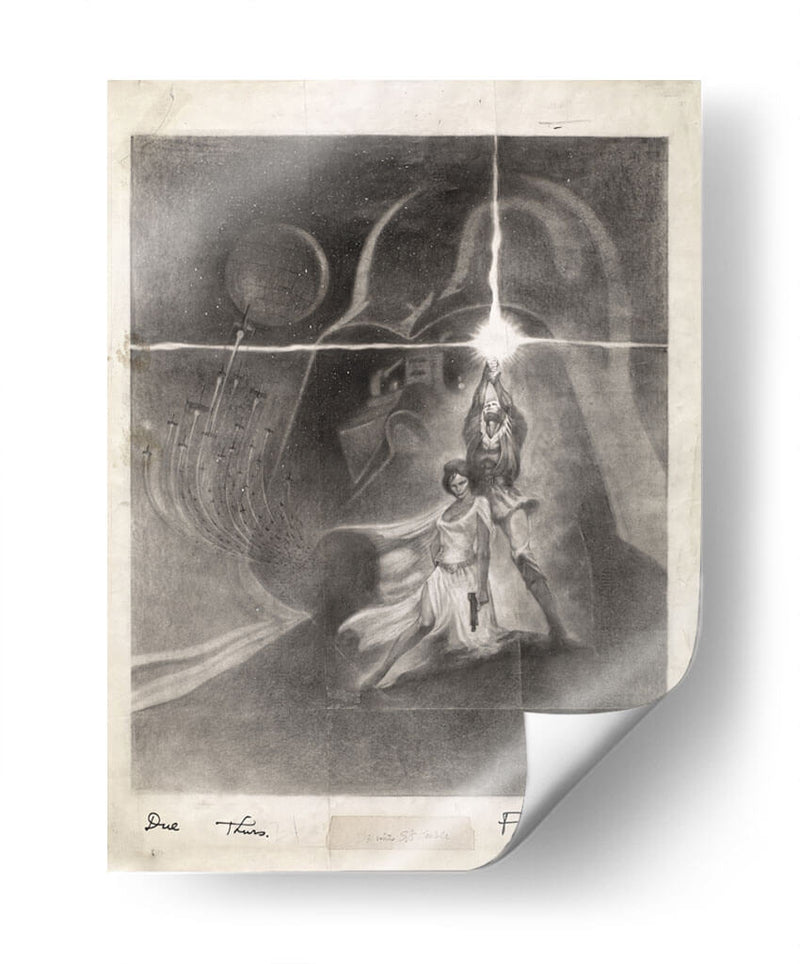 Oldschool Star Wars | Cuadro decorativo de Canvas Lab