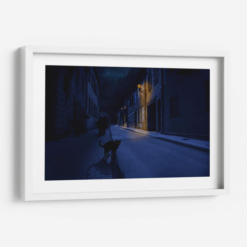 Le Chat Noir - Omar Brunt | Cuadro decorativo de Canvas Lab