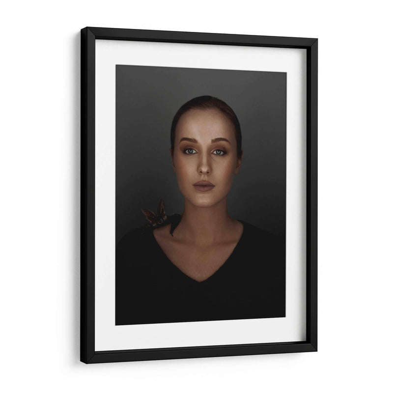 Un murciélago y una chica - marinastudio | Cuadro decorativo de Canvas Lab