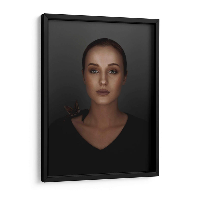 Un murciélago y una chica - marinastudio | Cuadro decorativo de Canvas Lab