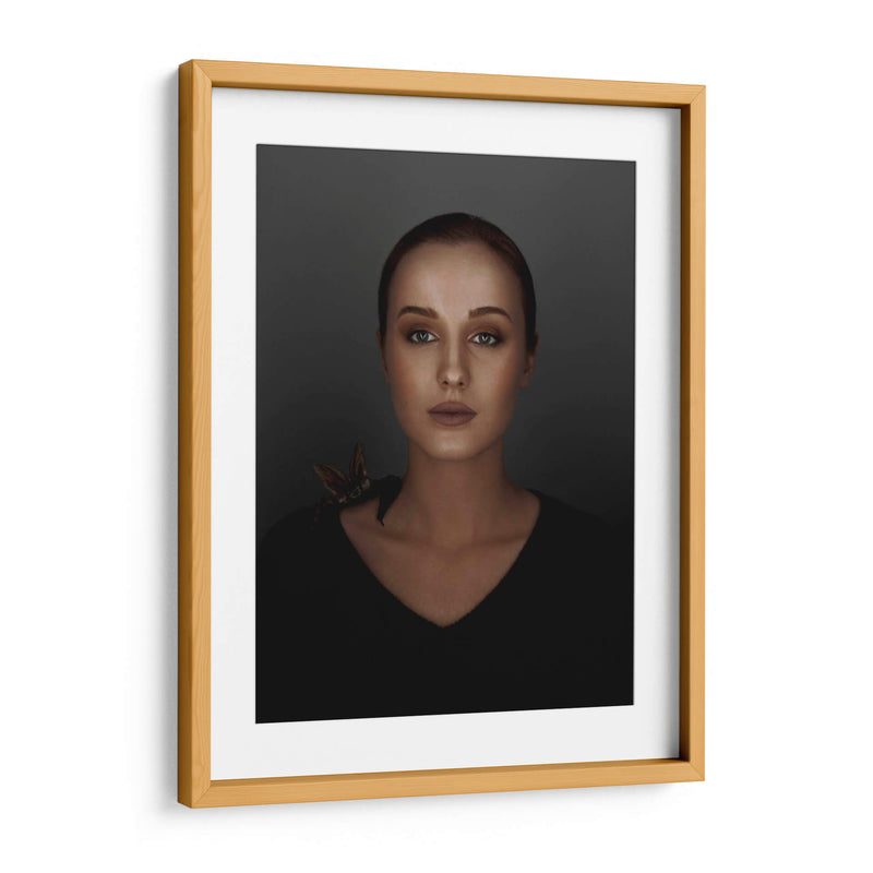 Un murciélago y una chica - marinastudio | Cuadro decorativo de Canvas Lab