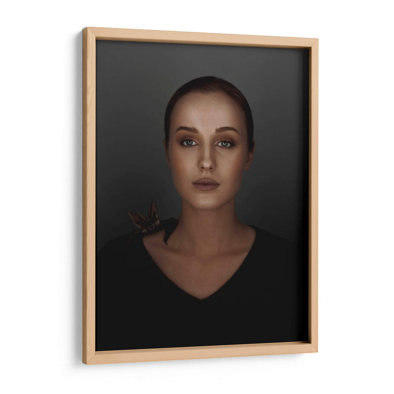 Un murciélago y una chica - marinastudio | Cuadro decorativo de Canvas Lab