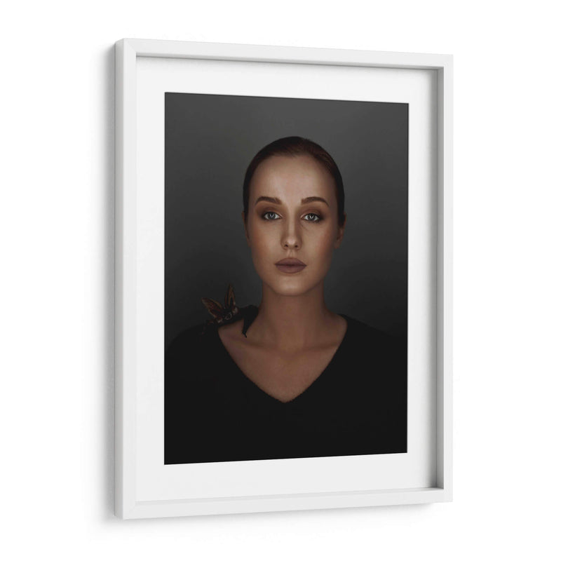 Un murciélago y una chica - marinastudio | Cuadro decorativo de Canvas Lab