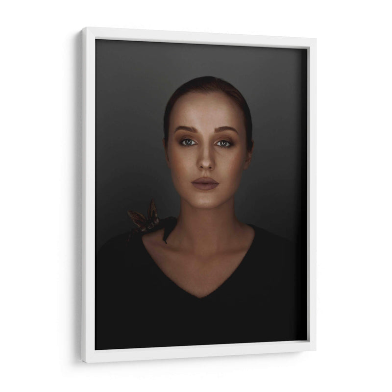 Un murciélago y una chica - marinastudio | Cuadro decorativo de Canvas Lab