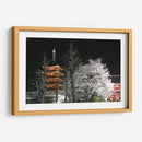 Pagoda y cerezo floreado - PMOB | Cuadro decorativo de Canvas Lab