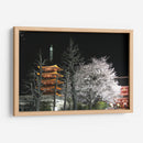 Pagoda y cerezo floreado - PMOB | Cuadro decorativo de Canvas Lab
