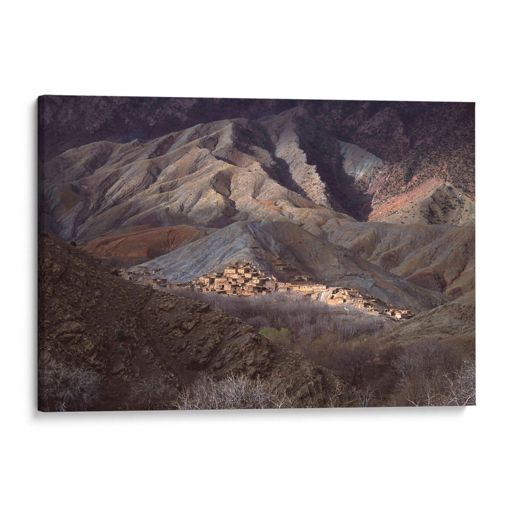 Pueblo en los Atlas - PMOB | Cuadro decorativo de Canvas Lab