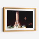 Torre Eiffel luces y luna al anochecer - PMOB | Cuadro decorativo de Canvas Lab